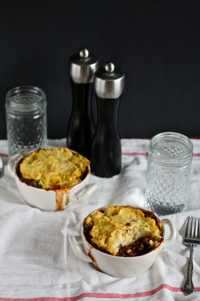 Slow cooker lentil shepherd’s pie