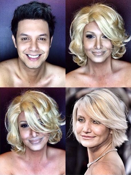 Incredible Transformations into Celebrities and Disney Characters Using Only Makeup