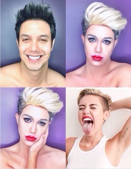 Incredible Transformations into Celebrities and Disney Characters Using Only Makeup
