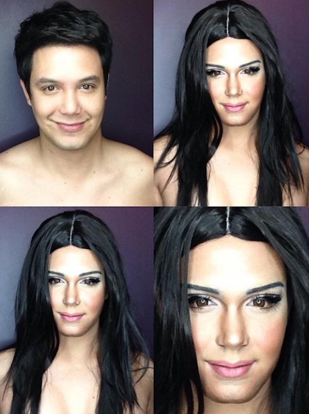 Incredible Transformations into Celebrities and Disney Characters Using Only Makeup