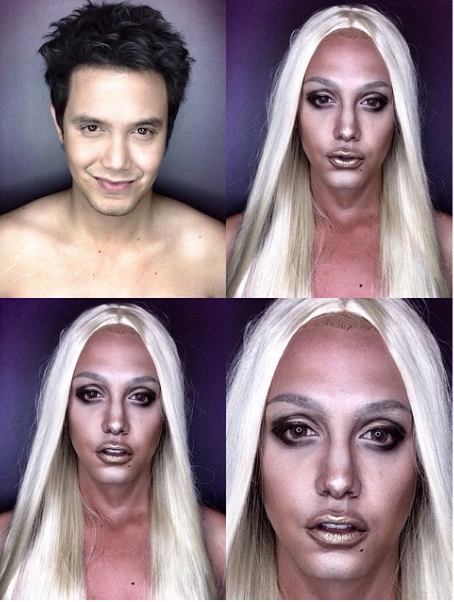 Incredible Transformations into Celebrities and Disney Characters Using Only Makeup