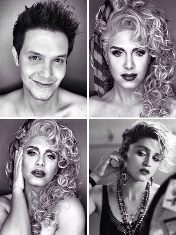 Incredible Transformations into Celebrities and Disney Characters Using Only Makeup