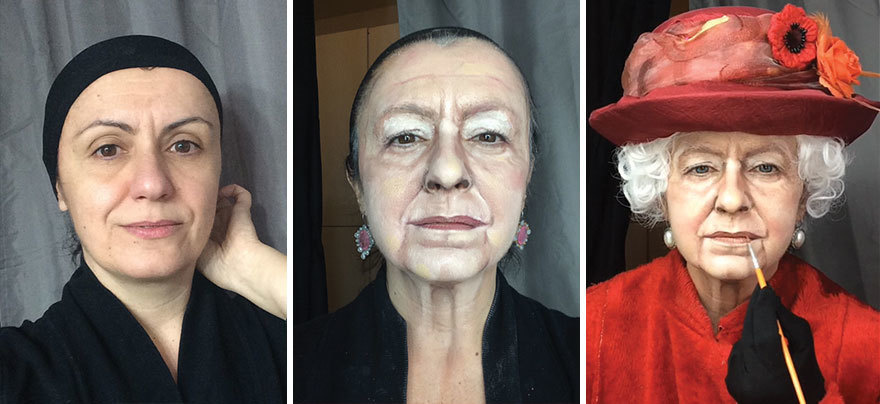 Incredible Transformations into Celebrities and Disney Characters Using Only Makeup