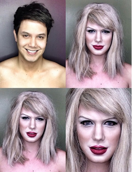Incredible Transformations into Celebrities and Disney Characters Using Only Makeup