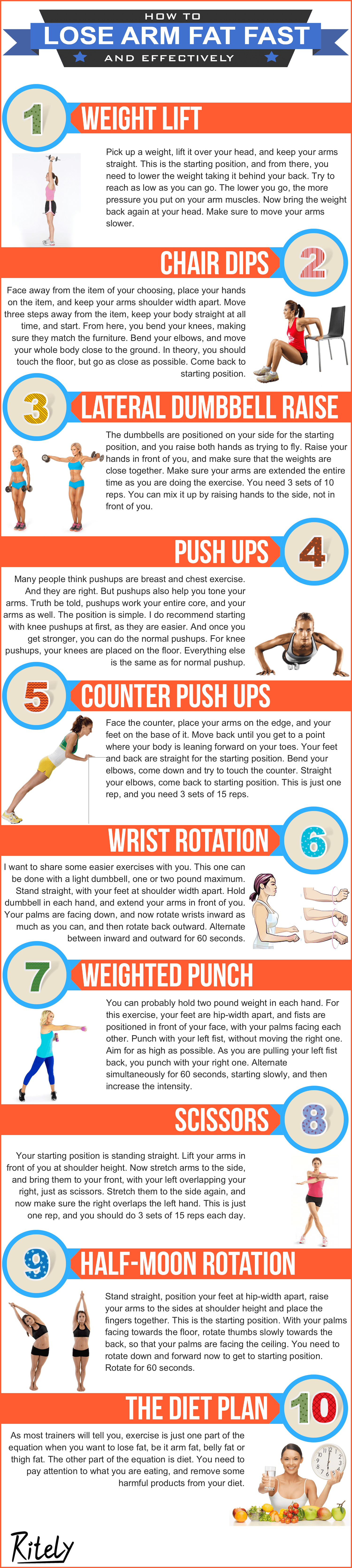 How to Lose Arm Fat Fast and Effectively